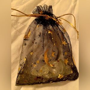 Clear Quartz crystal bag 🔮🤍😊